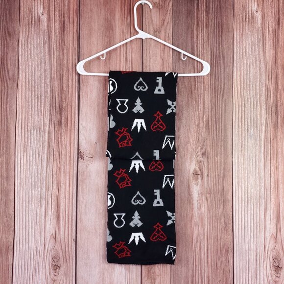 NWT Disney Kingdom Hearts Scarf Interactive Studios Squarc Cnix - Picture 2 of 11